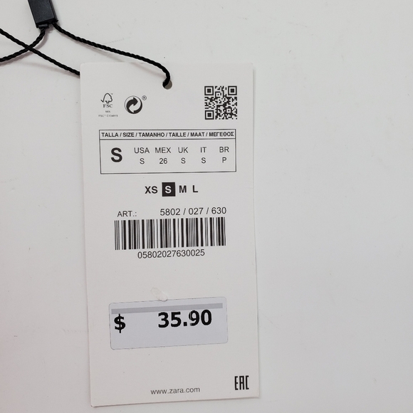 NWT- ZARA- Hot Pink Shift Style Tank Top- Women- Size Small - Picture 6 of 10